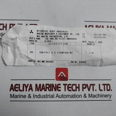Mitsubishi 2157 Piston Valve Stem Disc Set