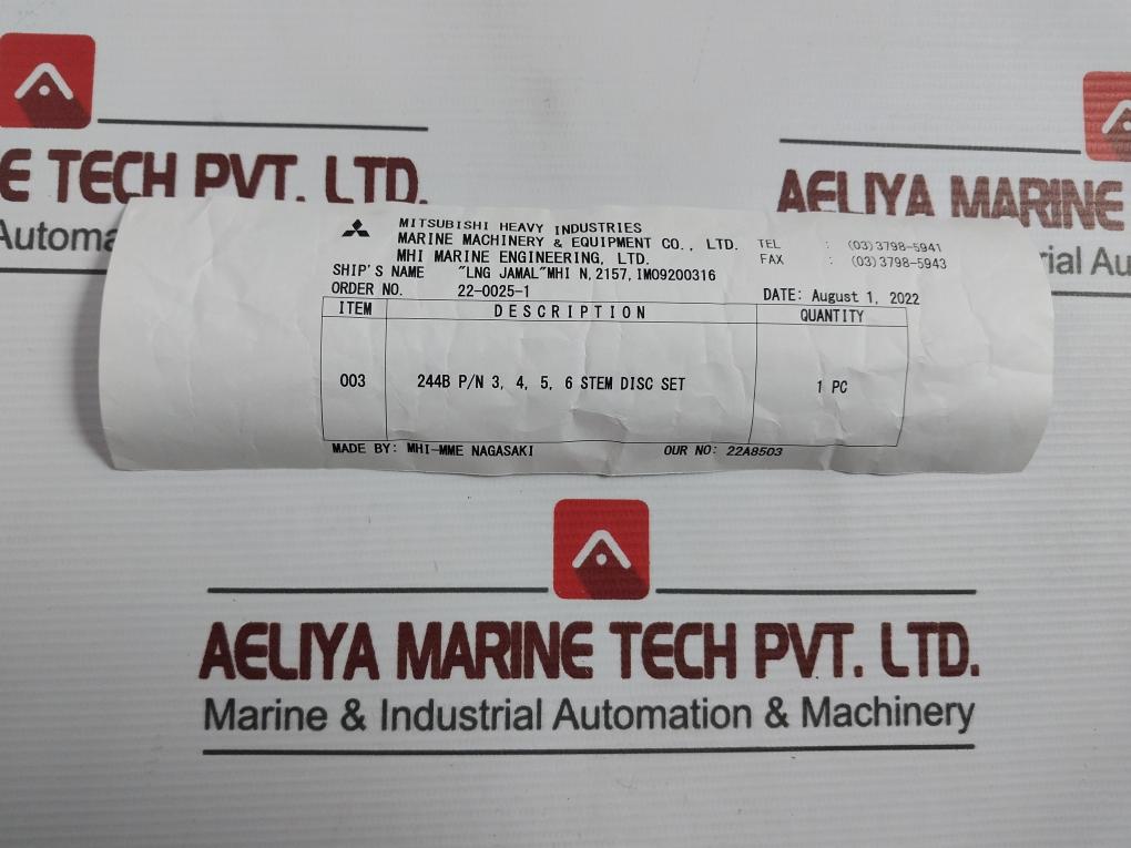 Mitsubishi 2157 Piston Valve Stem Disc Set