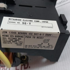 Mitsubishi 22A Thermal Overload Relay Th-k60
