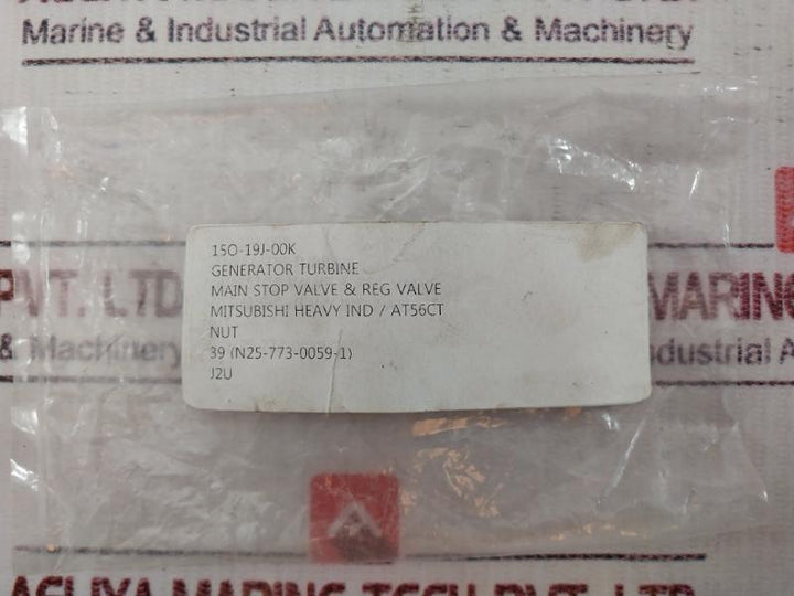 Mitsubishi 39 (N25-773-0059-1) Nut For Main Stop Valve