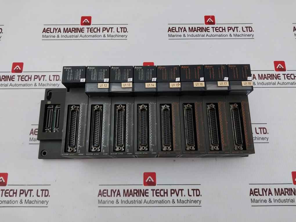 Mitsubishi A1Sx81 Digital I/O Base Rack Module A1Sy81 A1S58B-s1 Mec-40V-0