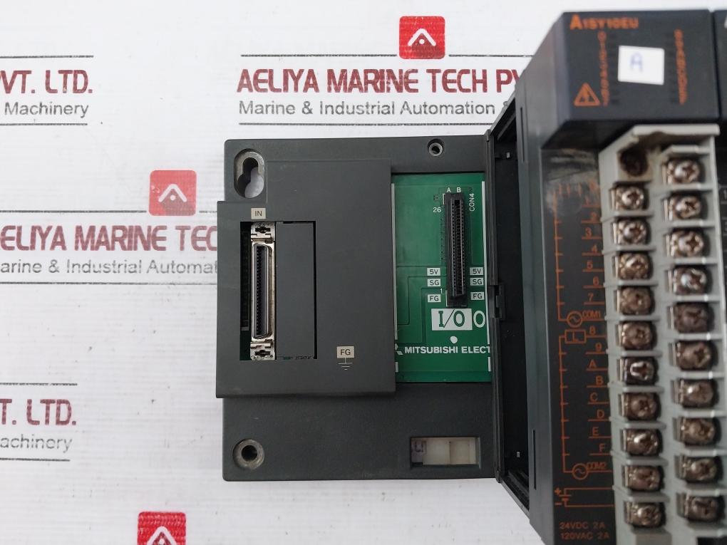 Mitsubishi A1Sy10Eu,A1Sx80 I/O Unit With A1S58B-s1 Base Unit