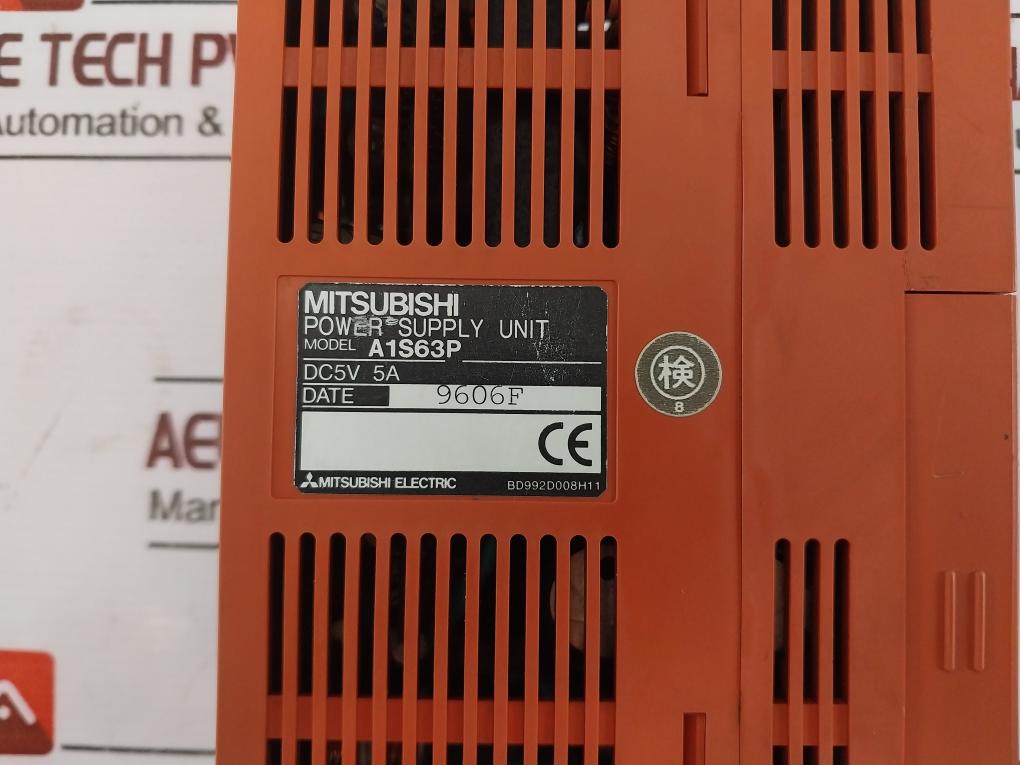 Mitsubishi A1s63p,a2ascpu-s1,a1sj71c24-r4,a1sx81 Module Rack