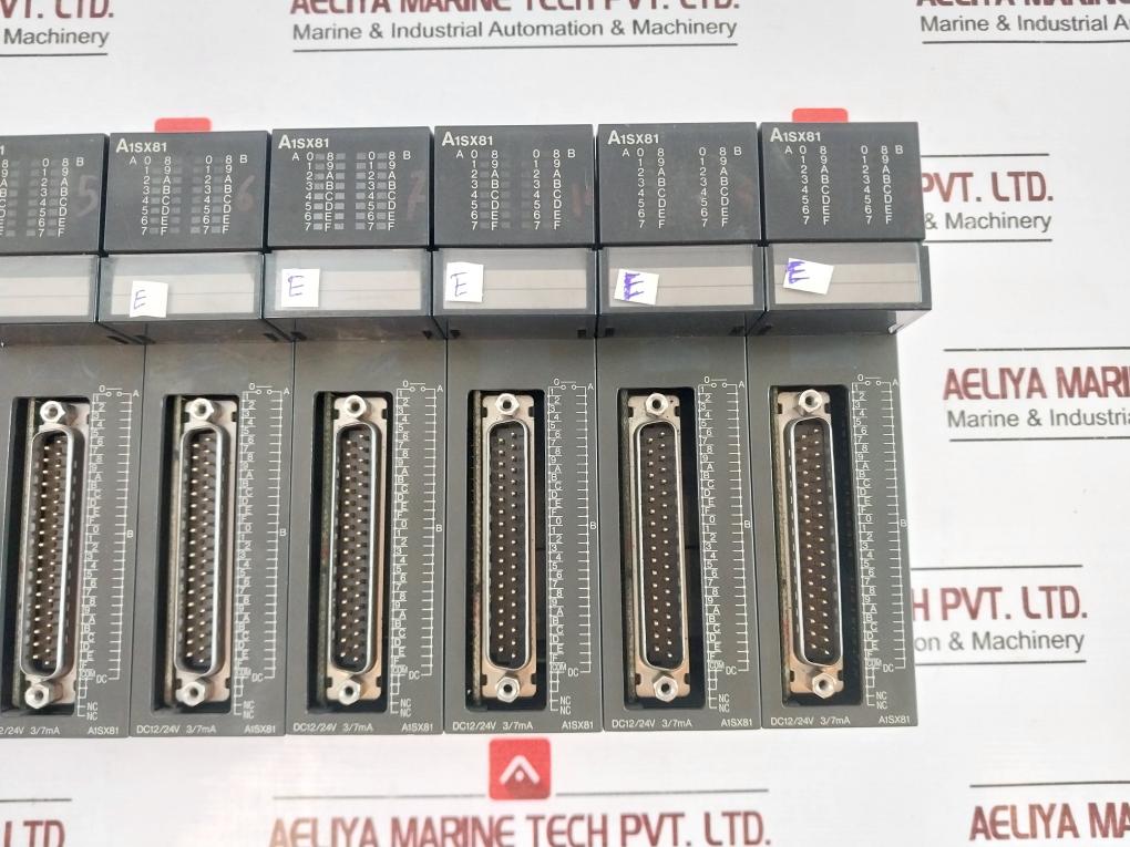 Mitsubishi A1s63p,a2ascpu-s1,a1sj71c24-r4,a1sx81 Module Rack