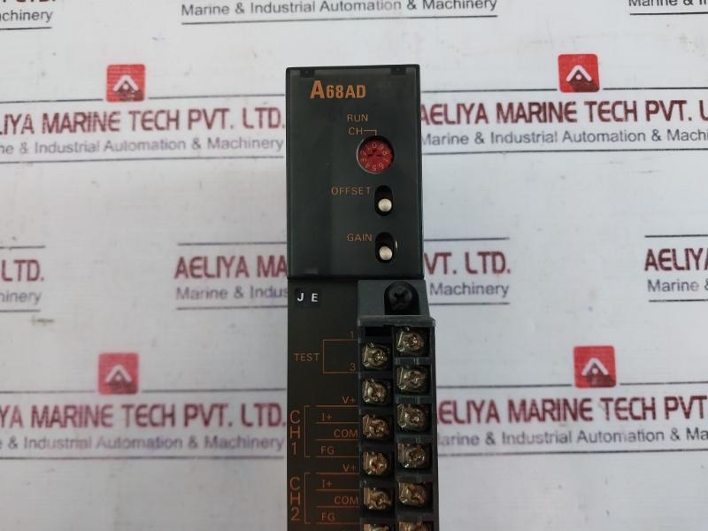 Mitsubishi A68Ad Melsec Esd Programmable Controller, Analog Input Module