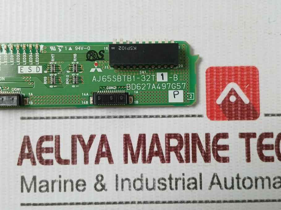 Mitsubishi Aj65sbtb1-32t 1-b Digital Remote Output Module Pcb For Plc 94v-0