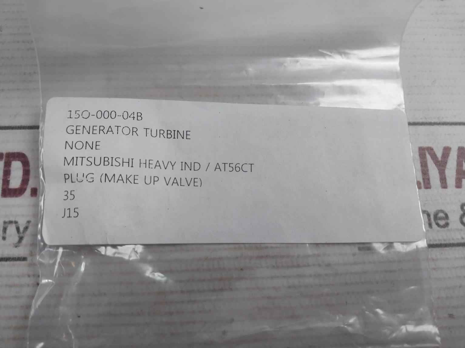 Mitsubishi At56Ct Packing Seat Gland Plug Set For Generator Turbine