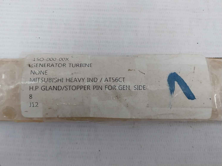Mitsubishi At56Ct Stopper Pin For Generator Turbine H.P Gland 15O-000-00X