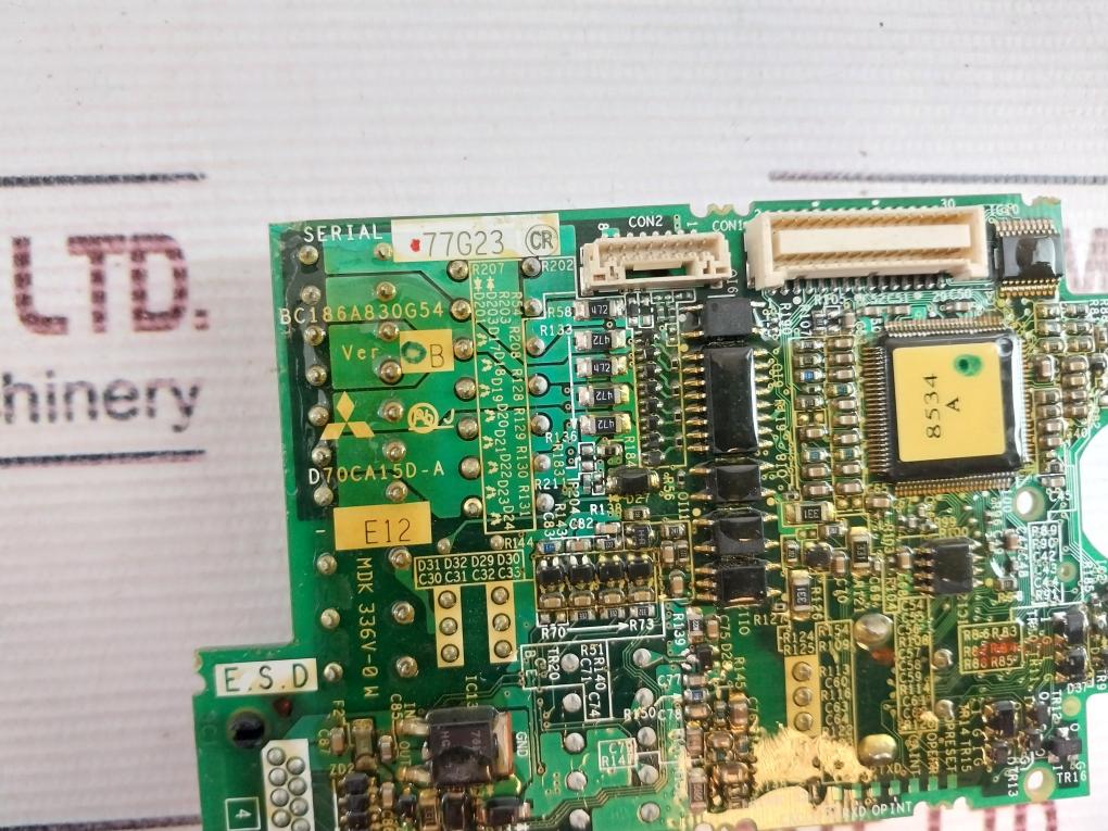 Mitsubishi BC186A830G54 Control Drive Board Ver B