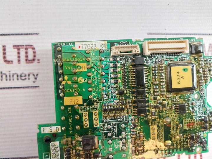 Mitsubishi BC186A830G54 Control Drive Board Ver B