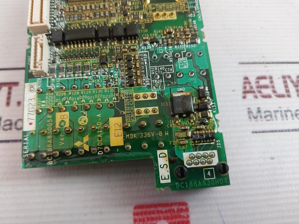Mitsubishi BC186A830G54 Control Drive Board Ver B