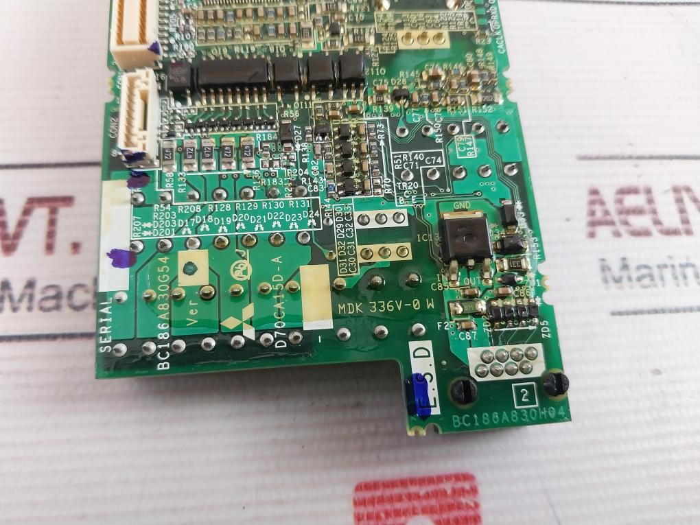 Mitsubishi Bc186A830G54 Drive Control Board D70Ca15D-a Ver 0