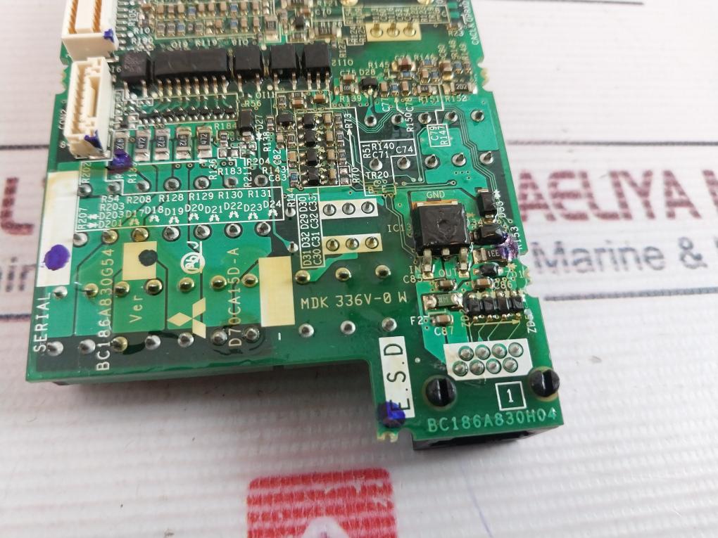 Mitsubishi Bc186A830G54 Inverter Control Drive Board Ver D70Ca15D-a