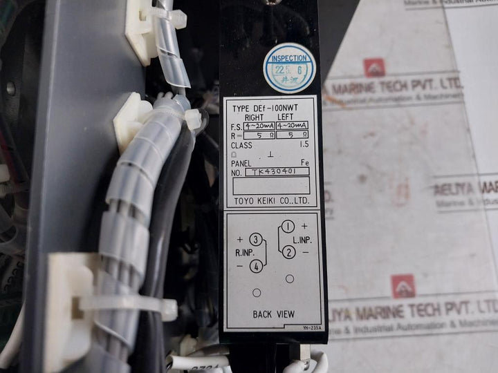 Mitsubishi Cont.Lever Sub Telegraph Def-100Nwt 4~20Ma 5A 240Vac
