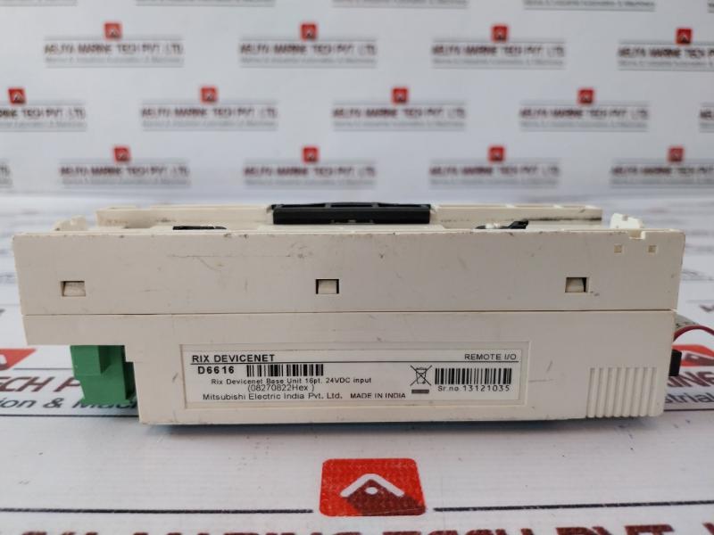 Mitsubishi D6616 Rix DeviceNet Base Unit 16pt. 24vdc