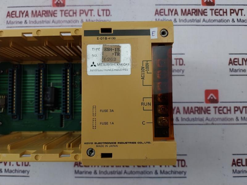 Mitsubishi E-01T-4131 Controller Rack Module Ac100-110V Type 2 Base 1.3 2