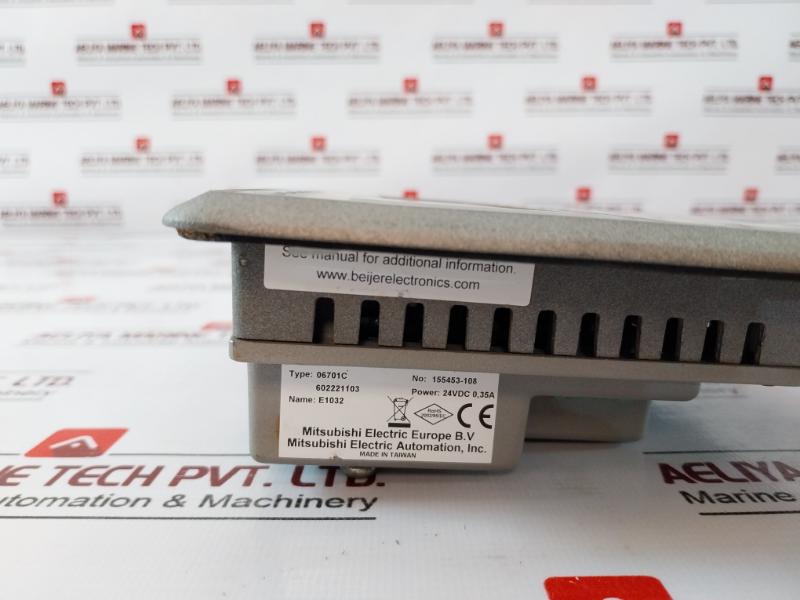 Mitsubishi Electric 06701c E1032 Hmi Operator Panel 24vdc 0.35a 155453-108