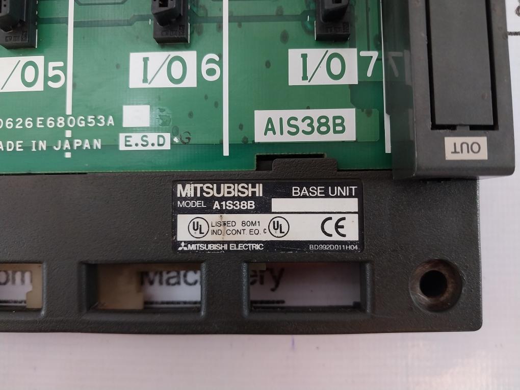 Mitsubishi Electric A1S38B Base Unit Programmable Logic Controller 40V