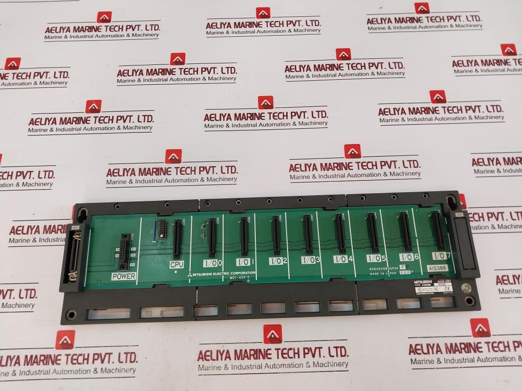 Mitsubishi Electric A1S38B Base Unit With 8 Modules 40V
