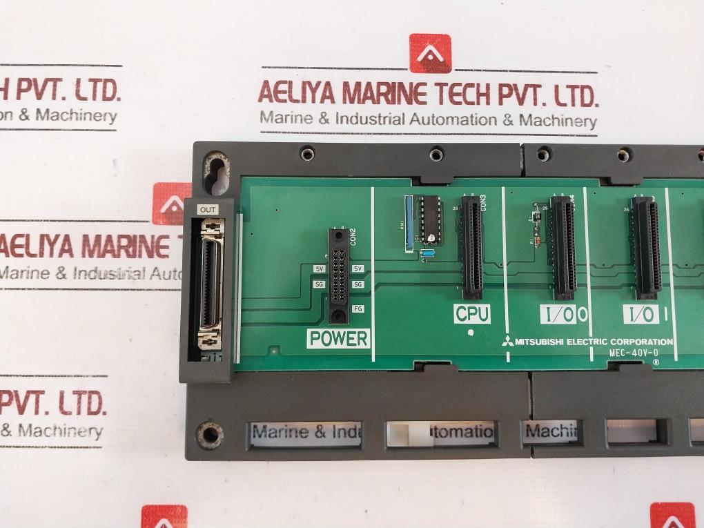 Mitsubishi Electric A1S38B Base Unit With 8 Modules 40V