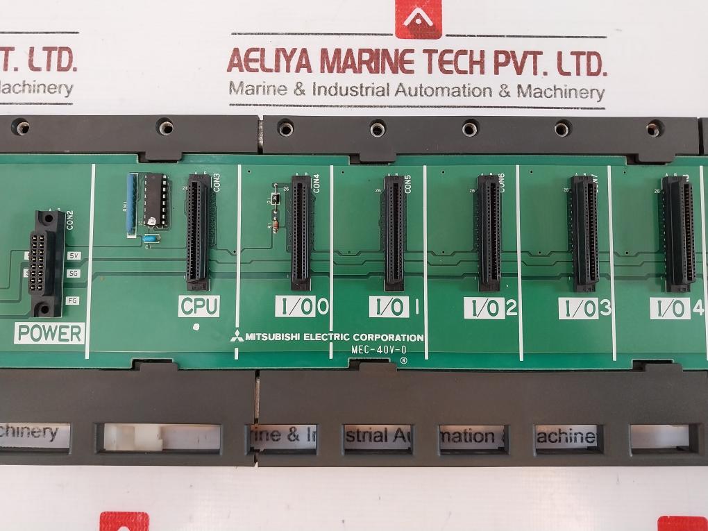 Mitsubishi Electric A1S38B Base Unit With 8 Modules 40V