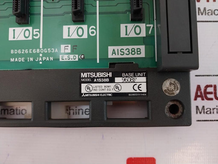 Mitsubishi Electric A1S38B Base Unit With 8 Modules 40V