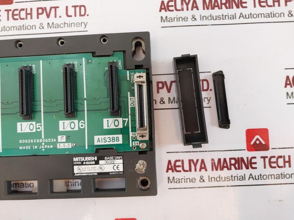 Mitsubishi Electric A1S38B Base Unit With 8 Modules 40V