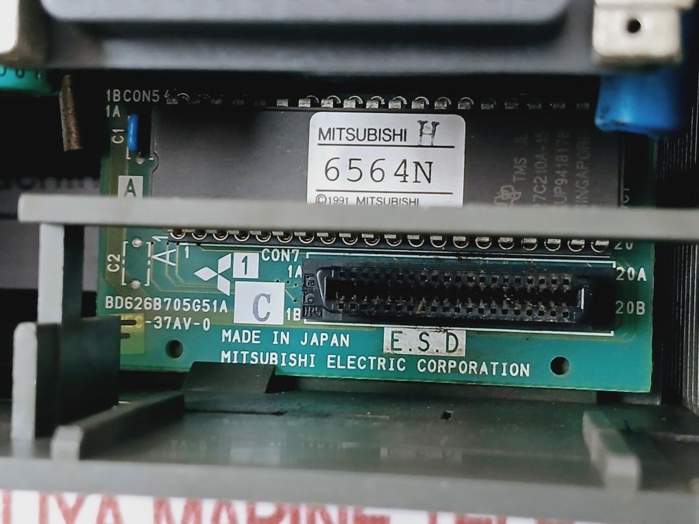 Mitsubishi Electric A1s61p, A1scpu, A1s64ad, A1s62da,a1smca-2ke Plc Module Rack