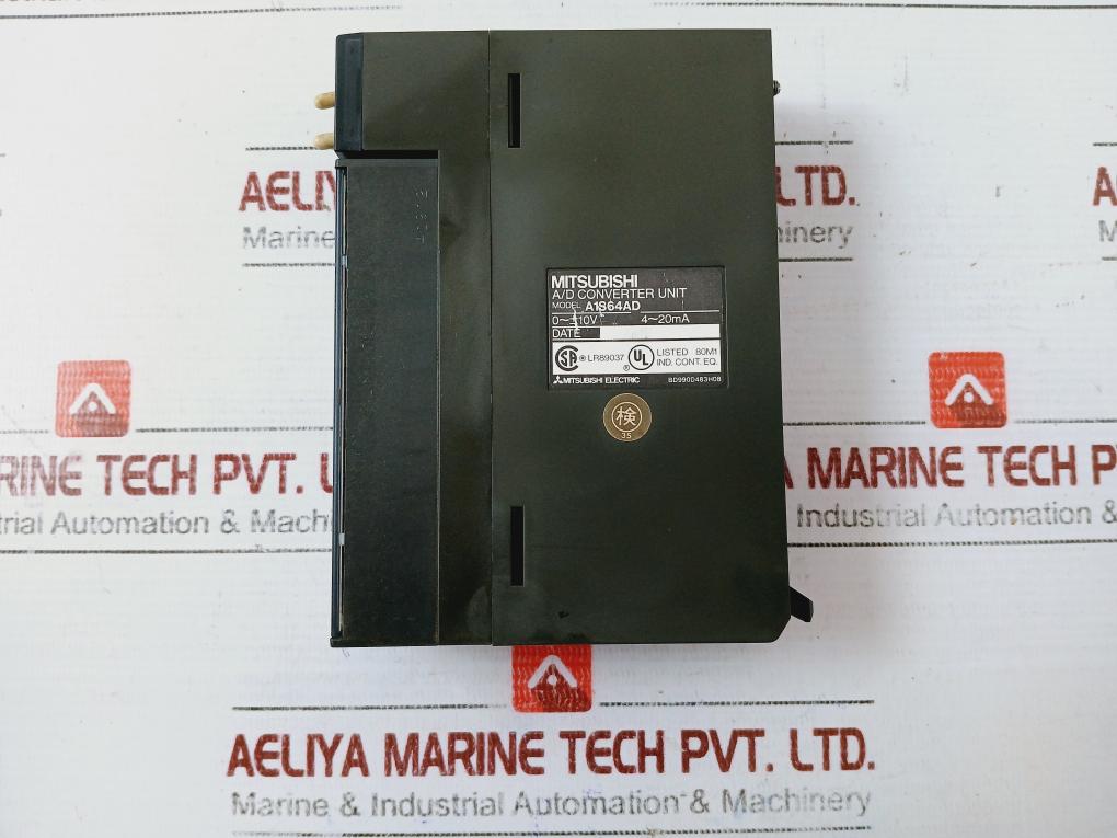 Mitsubishi Electric A1s61p, A1scpu, A1s64ad, A1s62da,a1smca-2ke Plc Module Rack