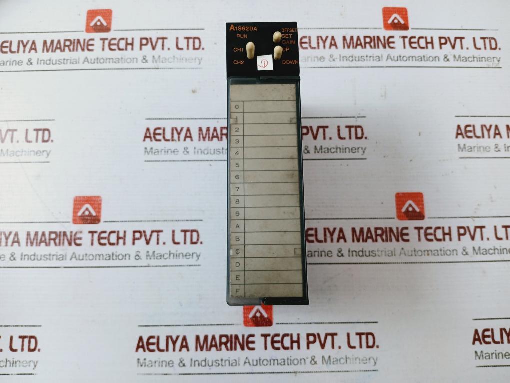 Mitsubishi Electric A1s61p, A1scpu, A1s64ad, A1s62da,a1smca-2ke Plc Module Rack