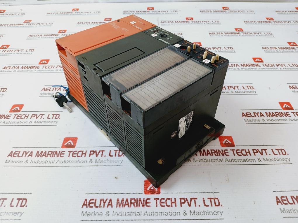 Mitsubishi Electric A1s61p, A1scpu, A1s64ad, A1s62da,a1smca-2ke Plc Module Rack