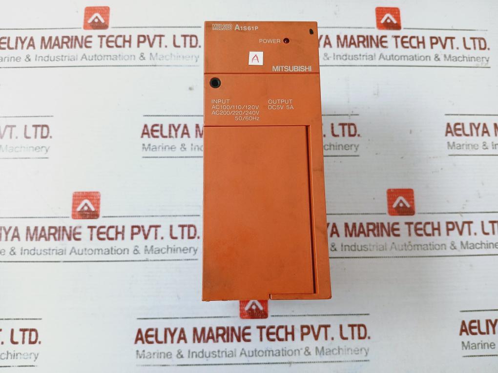 Mitsubishi Electric A1s61p, A1scpu, A1s64ad, A1s62da,a1smca-2ke Plc Module Rack