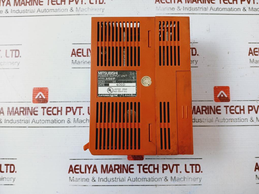 Mitsubishi Electric A1s61p, A1scpu, A1s64ad, A1s62da,a1smca-2ke Plc Module Rack