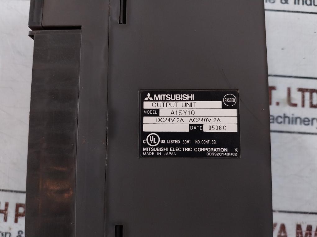 Mitsubishi Electric A1S61PN,A1SHCPU,A1SX40-S2,A1SY10,A1SG60,A1S38B Module Rack