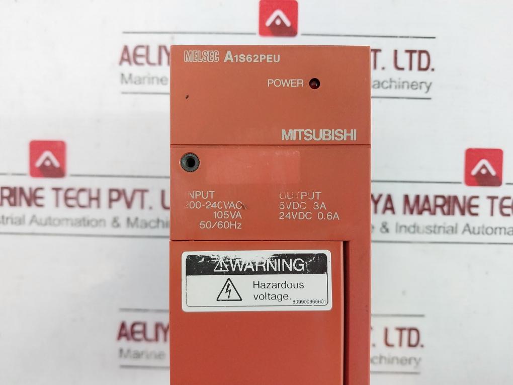 Mitsubishi Electric A1S62Peu Power Supply Unit 200-240Vac