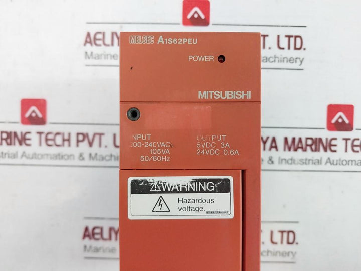 Mitsubishi Electric A1S62Peu Power Supply Unit 200-240Vac