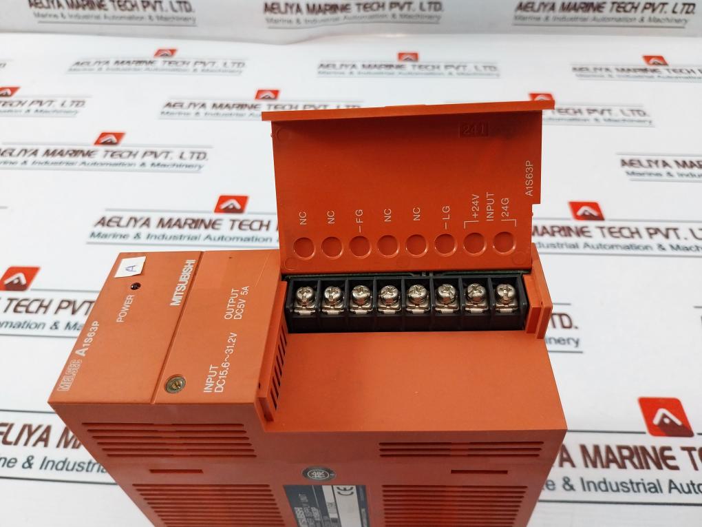 Mitsubishi Electric A1S63P Plc Cpu 9-slot Rack W/ Module