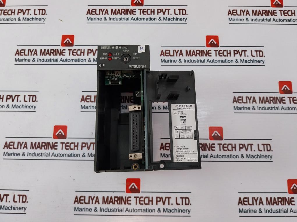 Mitsubishi Electric A1S63P Plc Cpu 9-slot Rack W/ Module