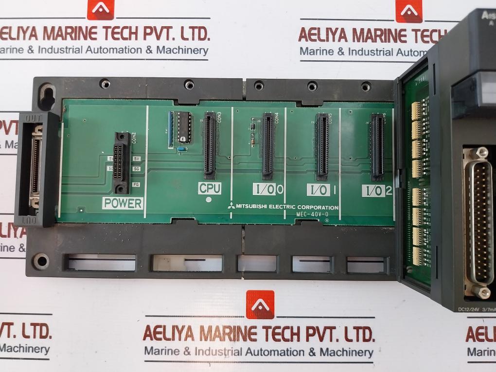 Mitsubishi Electric A1S63P Plc Cpu 9-slot Rack W/ Module