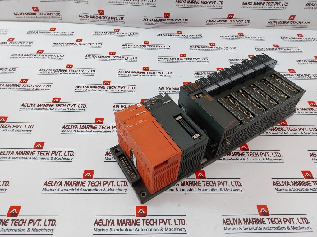Mitsubishi Electric A1S63P Plc Cpu 9-slot Rack W/ Module
