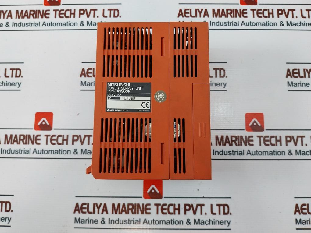 Mitsubishi Electric A1S63P Plc Cpu 9-slot Rack W/ Module
