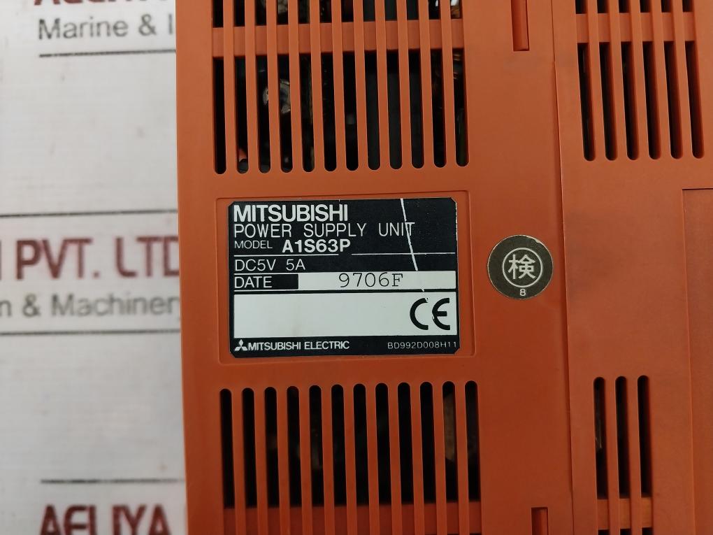 Mitsubishi Electric A1S63P Power Supply Unit Dc 5V, 5A Bd992D008H11
