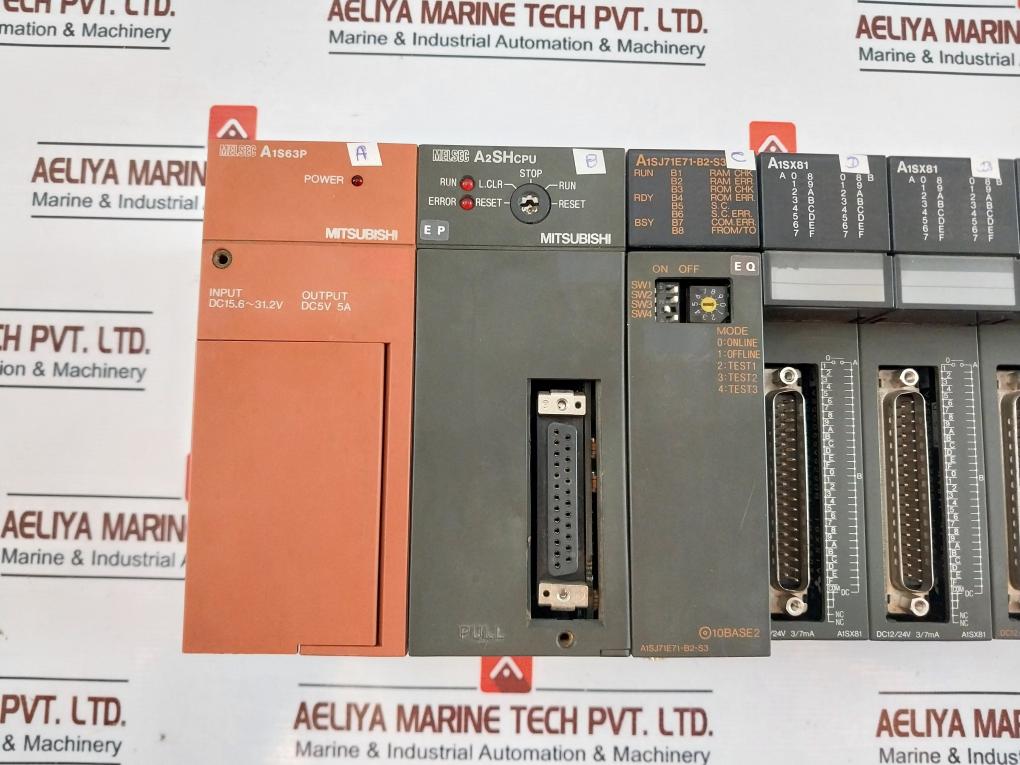 Mitsubishi Electric A1S63P Programmable Logic Controller W/ Module