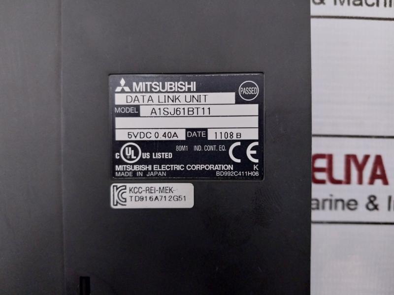 Mitsubishi Electric A1Sj61Bt11 Data Link Unit 5Vdc 0.40A Bd992C411H06