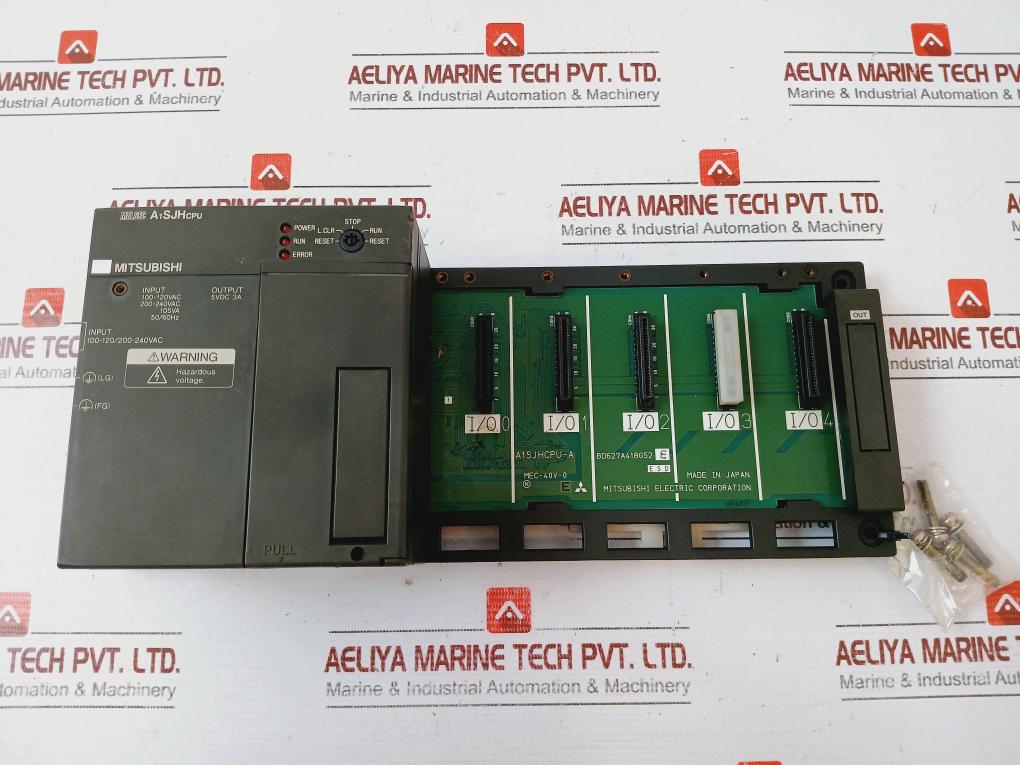 Mitsubishi Electric A1Sjhcpu Cpu Rack, 100-240Vac, 5Vdc 3A