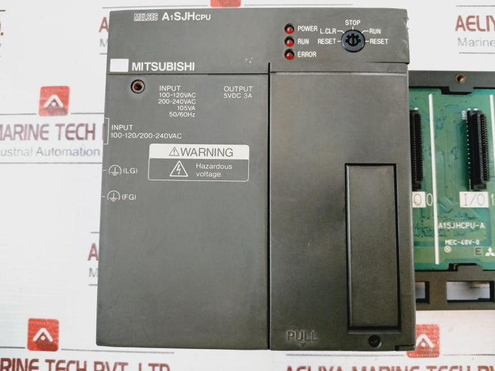 Mitsubishi Electric A1Sjhcpu Cpu Rack, 100-240Vac, 5Vdc 3A