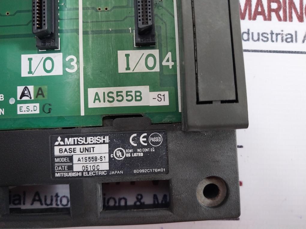 Mitsubishi Electric A1Sx80, A1Sy10Eu Input Output Modules W/ Base Unit A1S55B-s1