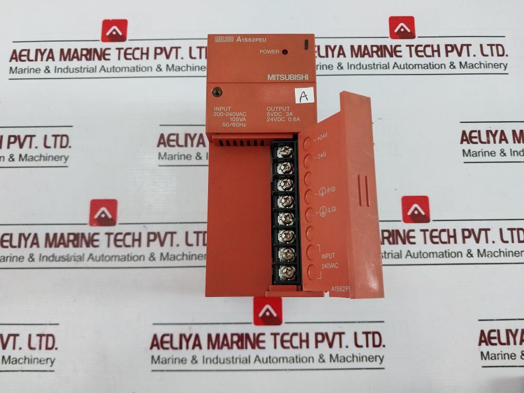 Mitsubishi Electric A1s62peu, A2ascpu-s1, A1sx81 Plc Module Rack 50/60hz