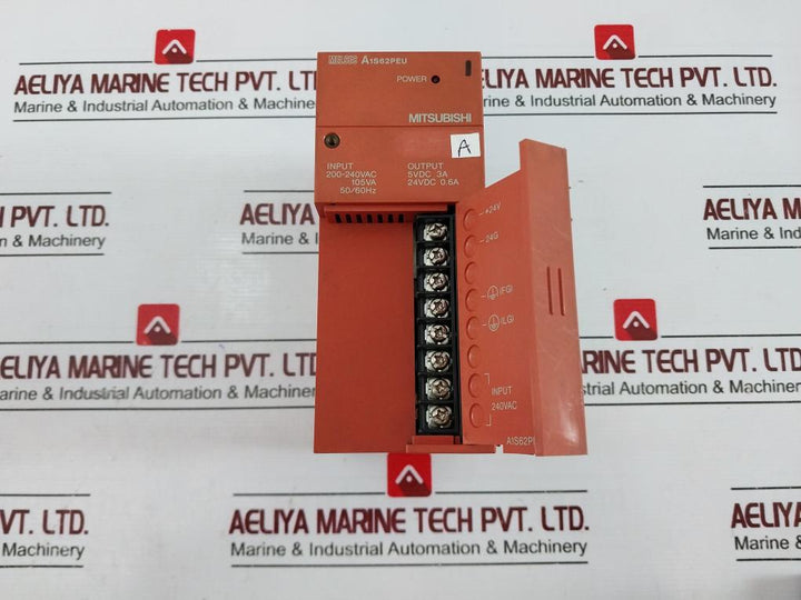 Mitsubishi Electric A1s62peu, A2ascpu-s1, A1sx81 Plc Module Rack 50/60hz