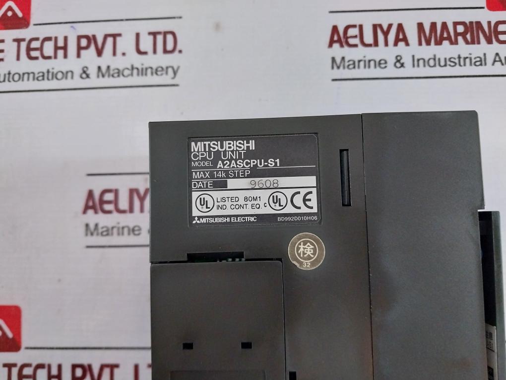 Mitsubishi Electric A1s62peu, A2ascpu-s1, A1sx81 Plc Module Rack 50/60hz